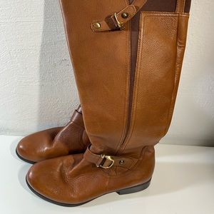 Naturalizer tan leather boots, size 7